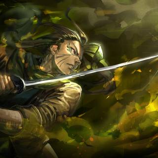 Anime warrior 4k wallpaper