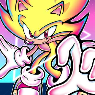 Super Sonic phone wallpaper