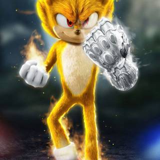 Super Sonic phone wallpaper