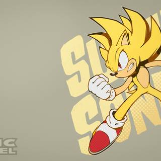 Super Sonic desktop wallpaper