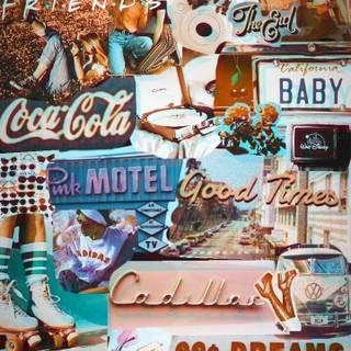 Retro aesthetic iPhone wallpaper