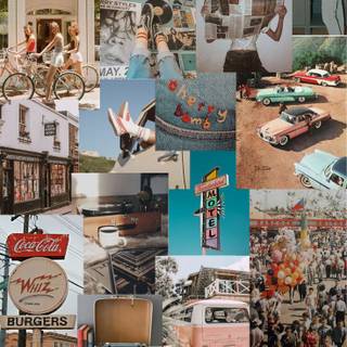 Retro aesthetic iPhone wallpaper