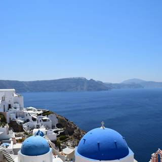 Santorini iPhone wallpaper