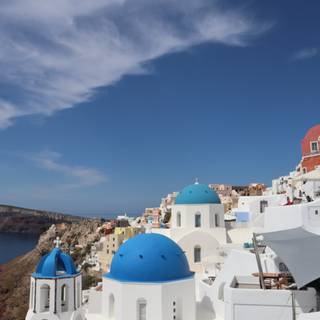 Santorini iPhone wallpaper