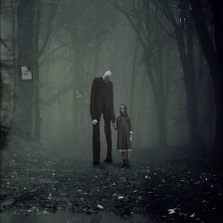 Slenderman iPhone wallpaper