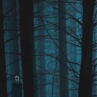 Slenderman iPhone wallpaper