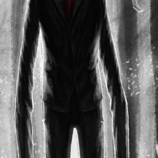 Slenderman iPhone wallpaper