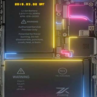 iPhone battery 4k wallpaper