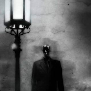 Slenderman iPhone wallpaper