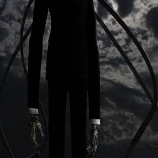 Slenderman iPhone wallpaper