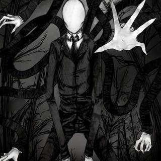 Slenderman iPhone wallpaper