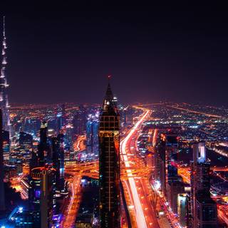 iPhone city night wallpaper