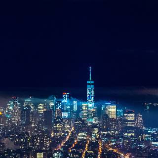 iPhone city night wallpaper