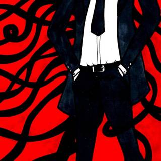 Slenderman iPhone wallpaper