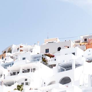 Santorini iPhone wallpaper