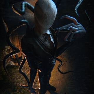 Slenderman iPhone wallpaper