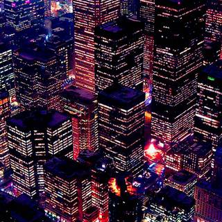 iPhone city night wallpaper