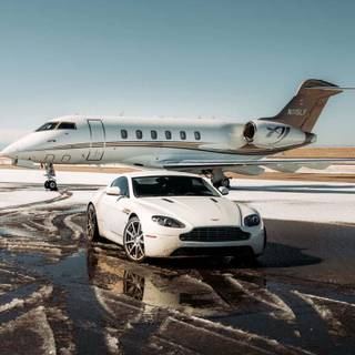 Private jet iPhone wallpaper