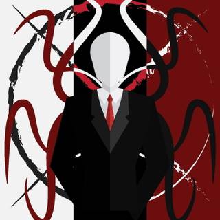 Slenderman iPhone wallpaper