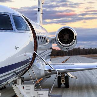 Private jet iPhone wallpaper