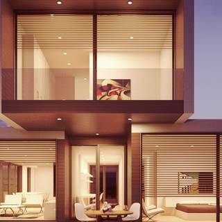 Modern house iPhone wallpaper