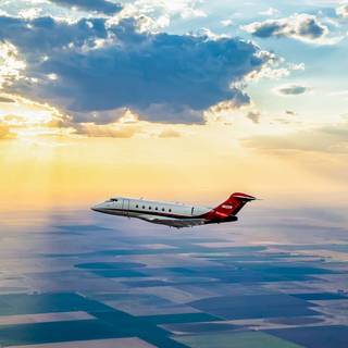 Private jet iPhone wallpaper