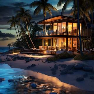 Modern house iPhone wallpaper