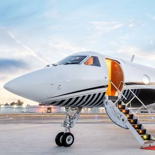 Private jet iPhone wallpaper