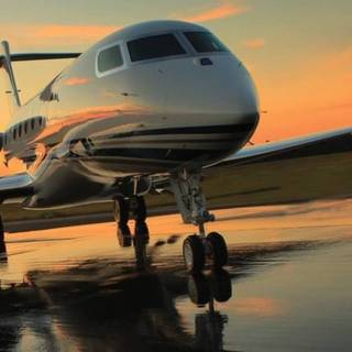 Private jet iPhone wallpaper