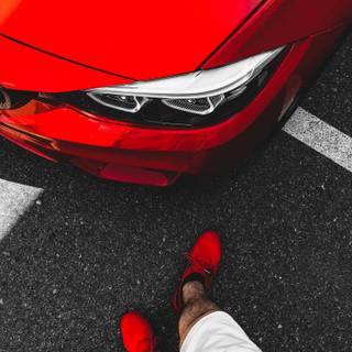 iPhone 8 red wallpaper