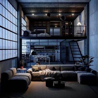 Modern house iPhone wallpaper