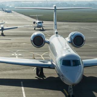 Private jet iPhone wallpaper