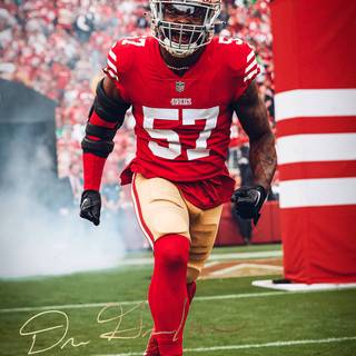 Dark 49ers iPhone wallpaper