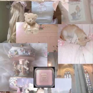 Coquette pink wallpaper