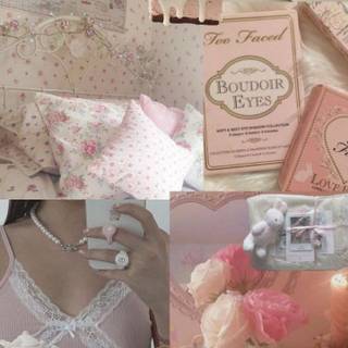 Coquette pink wallpaper