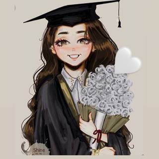 Graduation anime girl wallpaper