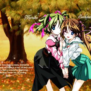 Graduation anime girl wallpaper