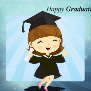 Graduation anime girl wallpaper