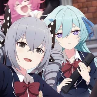 Graduation anime girl wallpaper