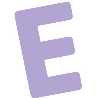 Purple letter E wallpaper