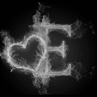 Black letter E wallpaper