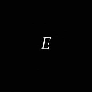 Black letter E wallpaper