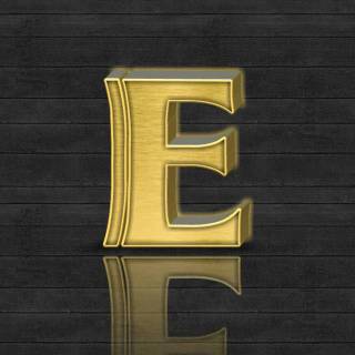 Black letter E wallpaper