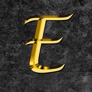 Black letter E wallpaper