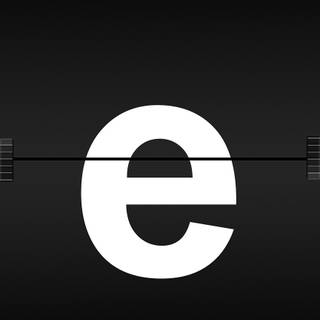 Black letter E wallpaper