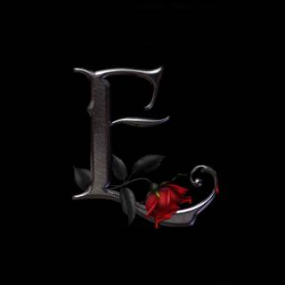 Black letter E wallpaper