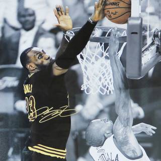 Lebron block wallpaper