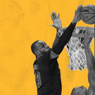 Lebron block wallpaper