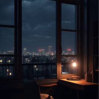 Peaceful city wallpaper