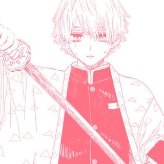 Pink boy anime wallpaper